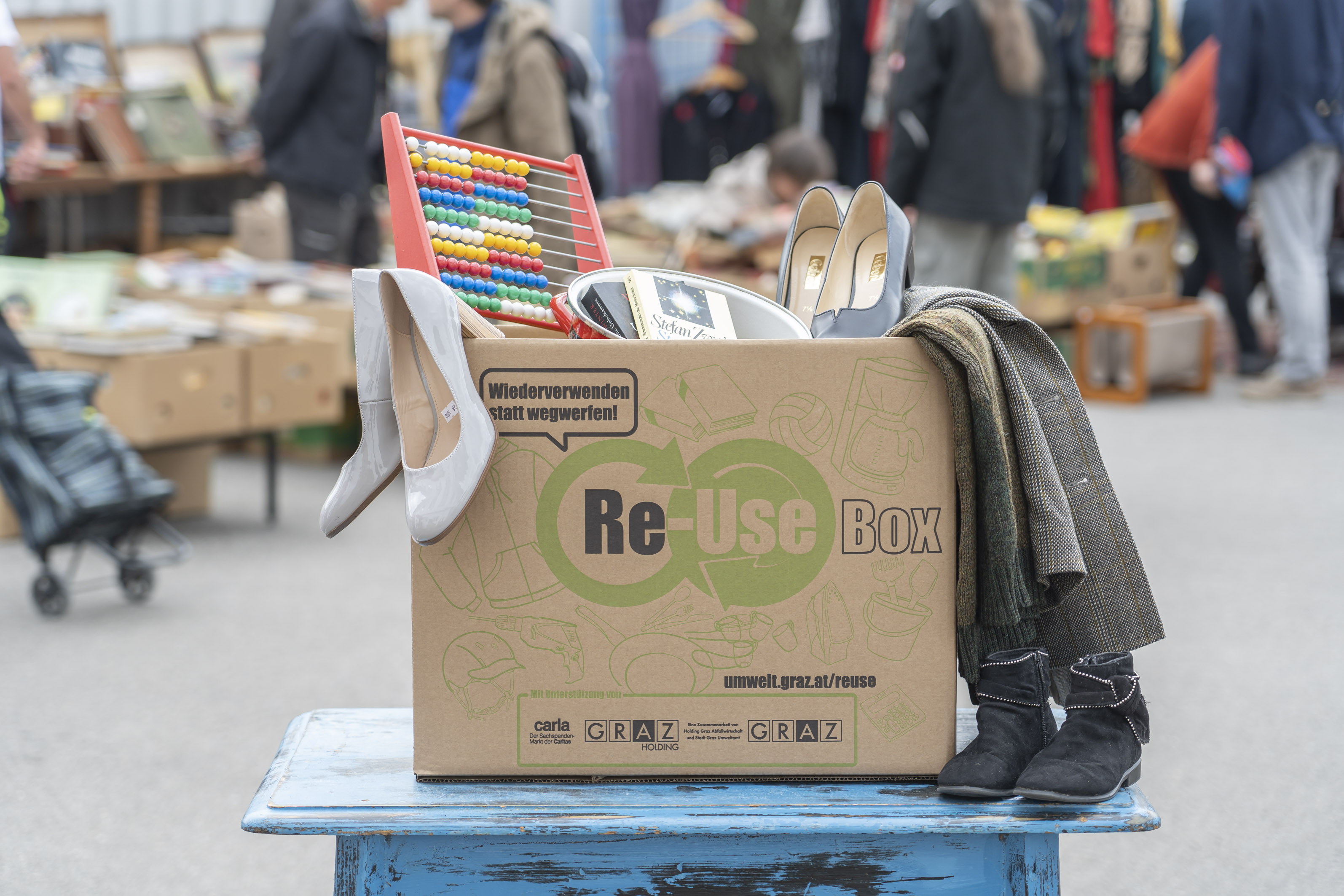 Gratis Re-Use-Box holen