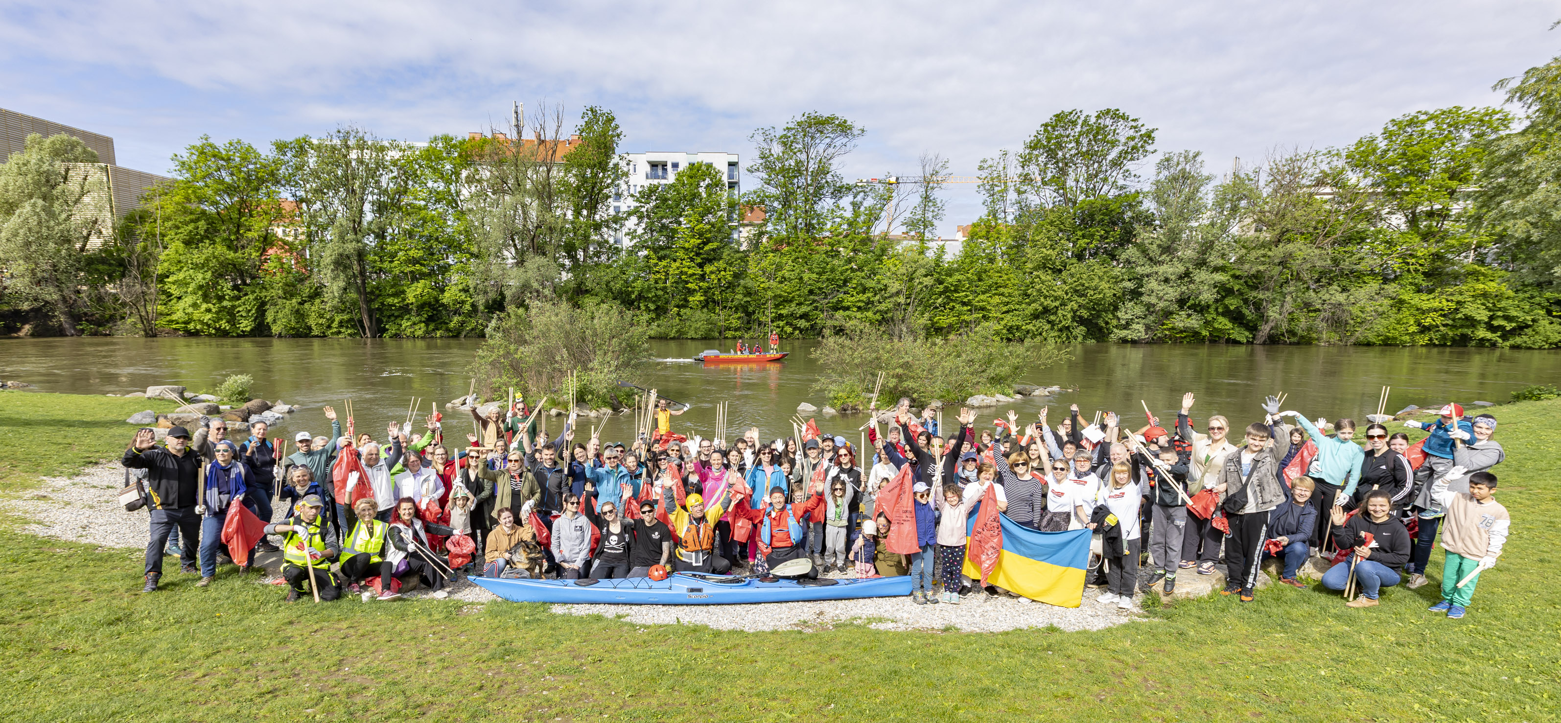 Muruferreinigung 2025 © Stadt Graz/Foto Fischer Muruferreinigung 2025