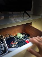 Elektrogeräte gehören zur Sammelstelle